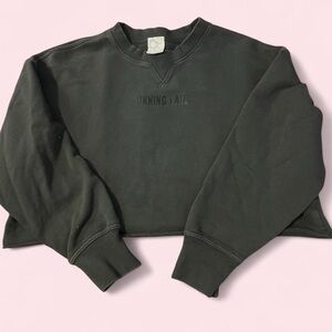Offline by Aerie cropped crewneck sweatshirt